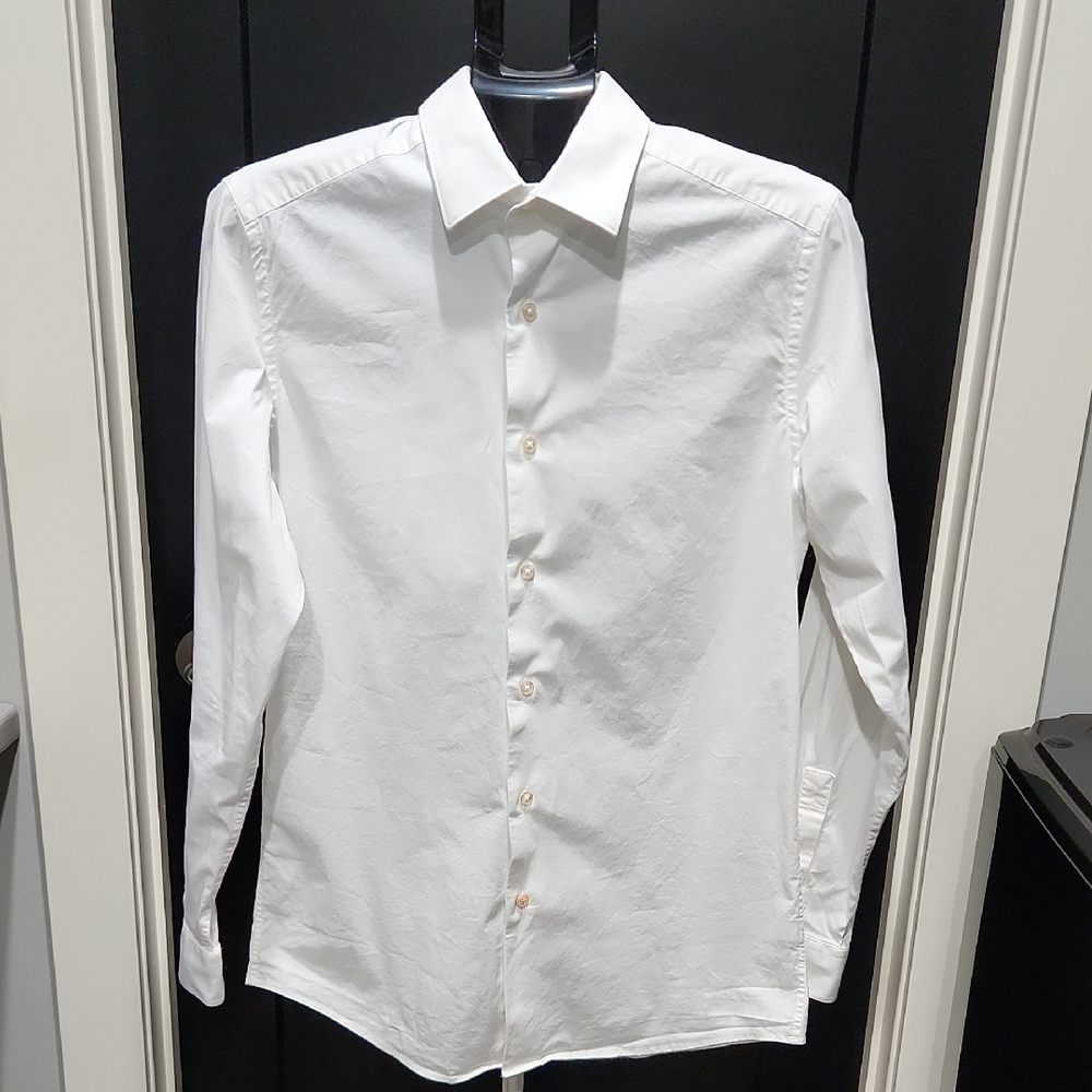 Classic White Men's Shirt